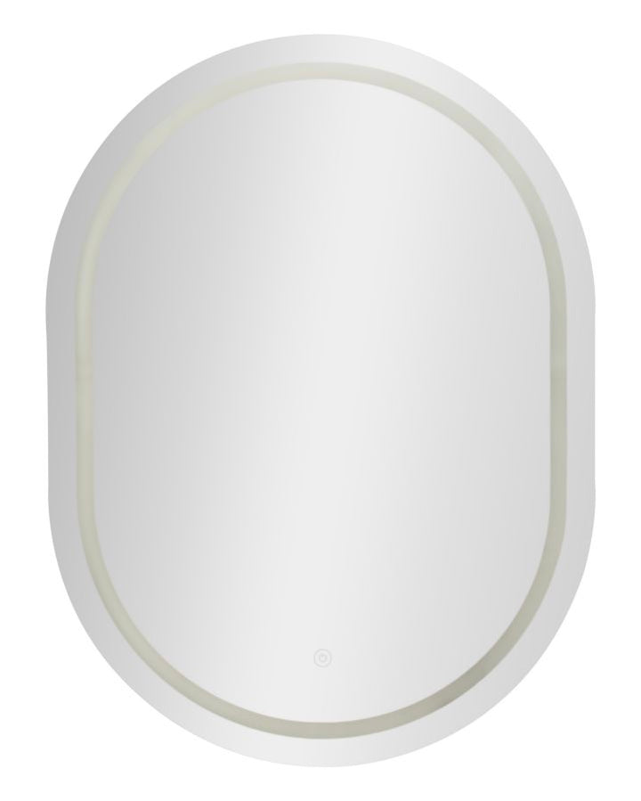 LED VÆGSPEJL SIMPLE OVAL CM 60X3,5X80 (3 LYSFARVER)