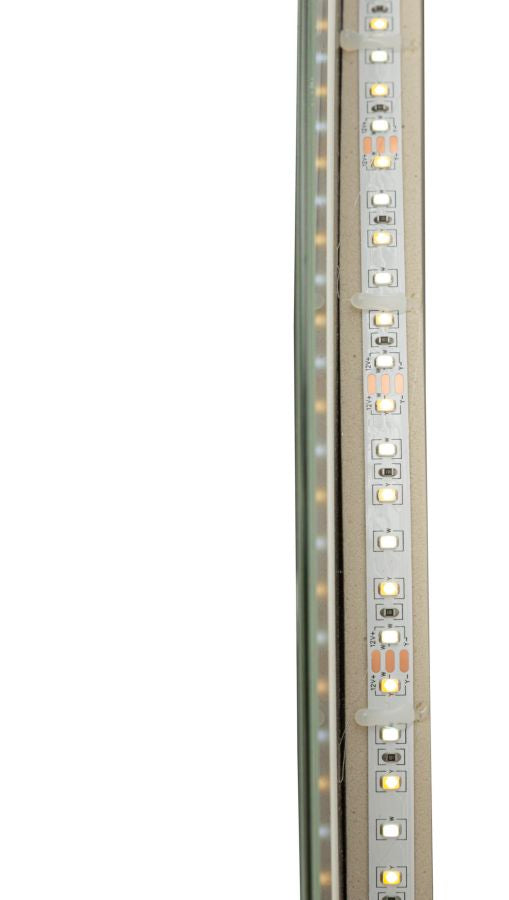LED VÆGSPEJL SIMPLE OVAL CM 60X3,5X80 (3 LYSFARVER)
