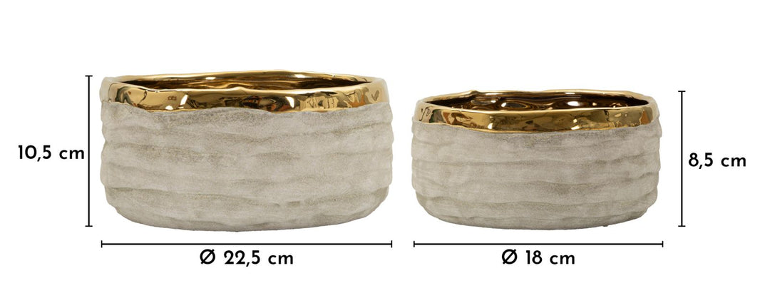 LIMA LOW krukkesæt – 2 stk.