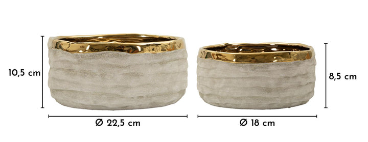 LIMA LOW krukkesæt – 2 stk.