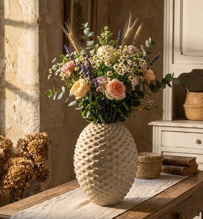 PEPIPAS BALL VASE CM Ø 29,5X36 (HOLE CM Ø 8,5)