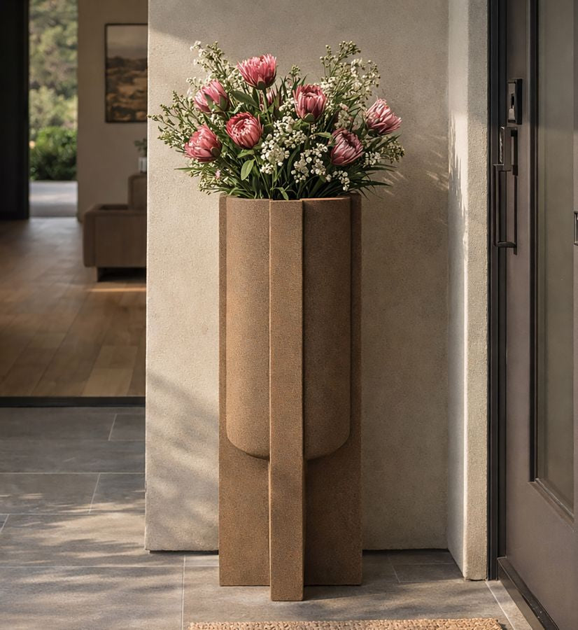 MOAI OUTDOOR VASE HOLDER CM Ø 42X101 (HOLE CM Ø 34)