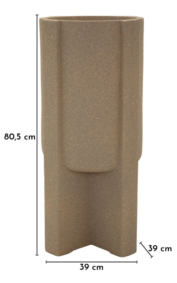 MOAI OUTDOOR VASE HOLDER  CM Ø 39X80,5 (HOLE CM Ø 30)