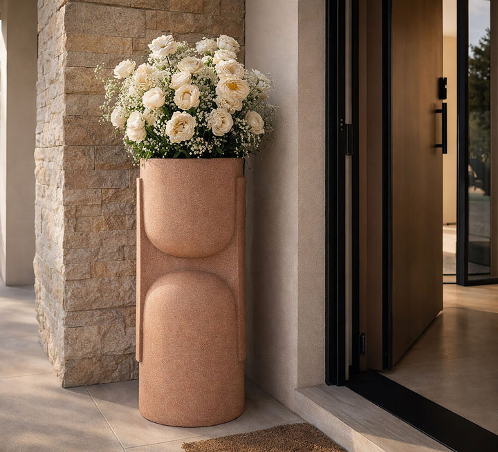 NUI OUTDOOR VASE HOLDER  CM 38X36X91 (HOLE CM Ø 29)