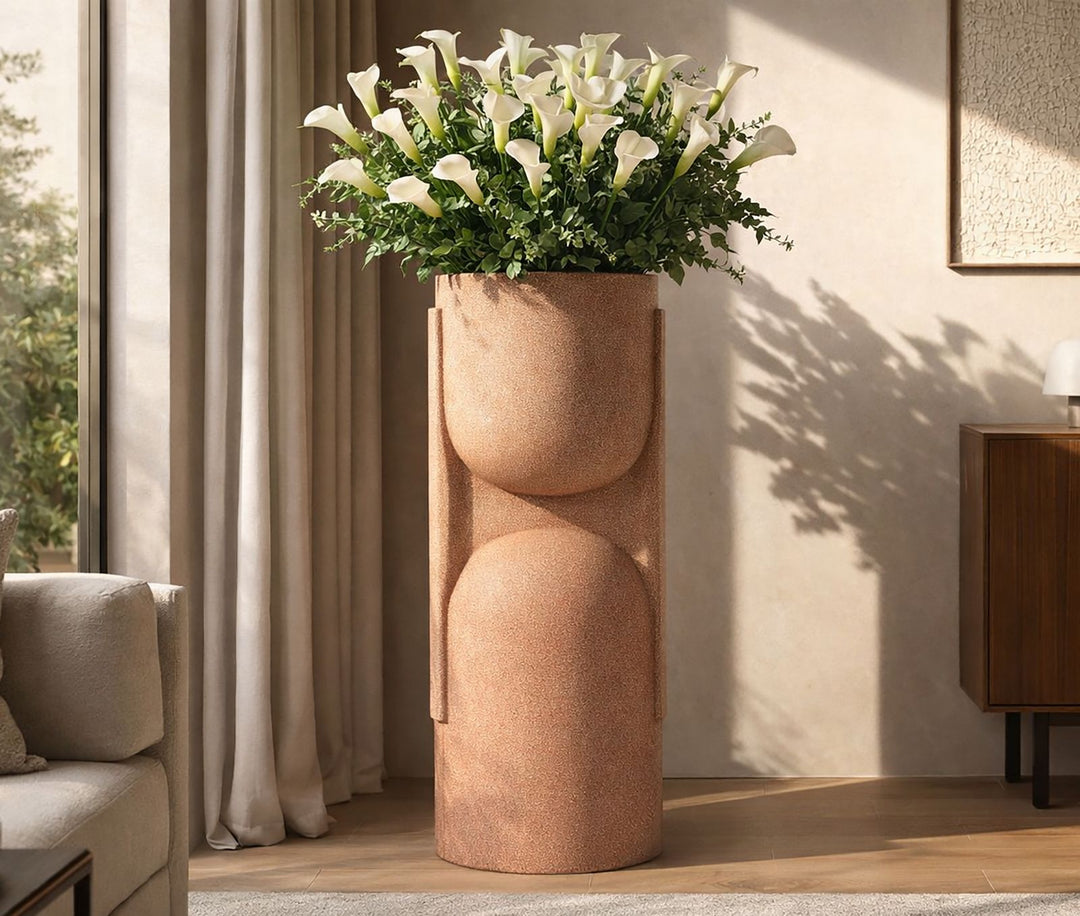 NUI OUTDOOR VASE HOLDER  CM 38X36X91 (HOLE CM Ø 29)