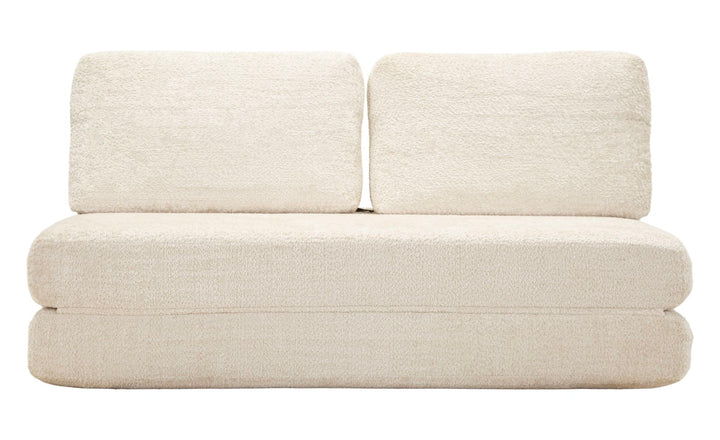 FASTER SOVESOFA HVID CM 150X100X80 (KOMPRIMERET - SENGEMÅL CM 213 x 150 x 18)