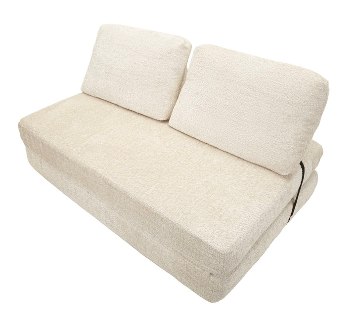 FASTER SOVESOFA HVID CM 150X100X80 (KOMPRIMERET - SENGEMÅL CM 213 x 150 x 18)