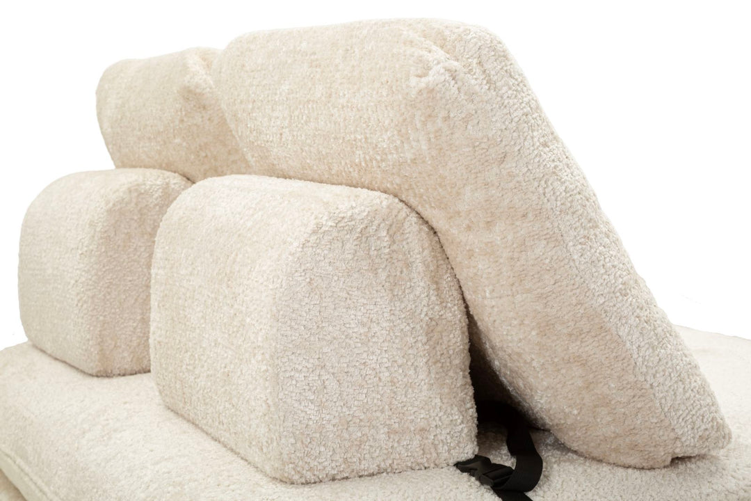 FASTER SOVESOFA HVID CM 150X100X80 (KOMPRIMERET - SENGEMÅL CM 213 x 150 x 18)