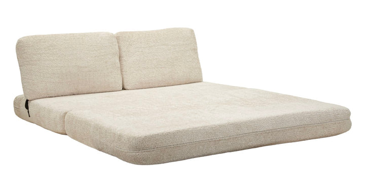FASTER SOVESOFA HVID CM 150X100X80 (KOMPRIMERET - SENGEMÅL CM 213 x 150 x 18)