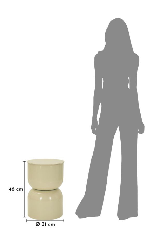 OYI SIDEBORD CREME CM Ø 31X46