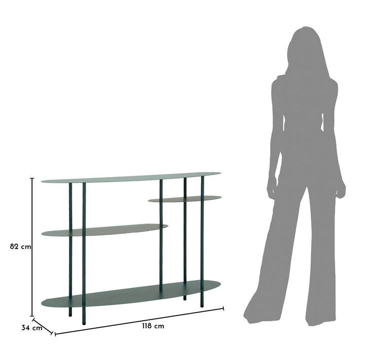 SATURN KONSOLBORD PLUS DOVE TEAL CM 118X34X82