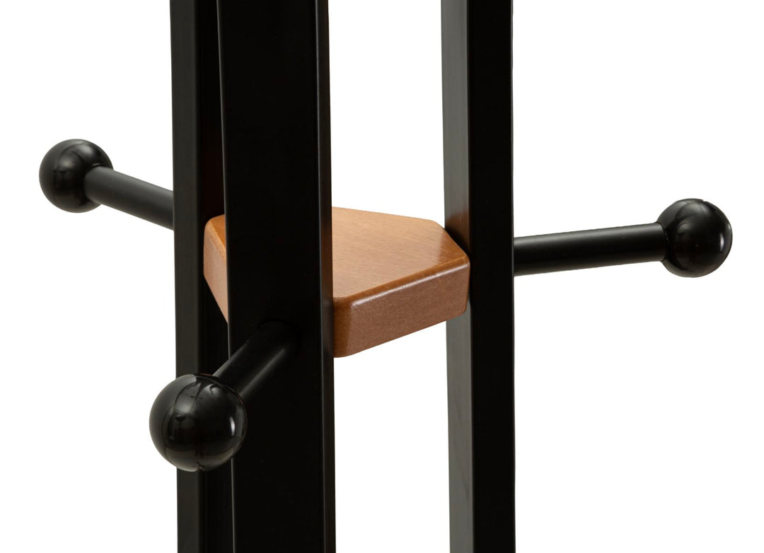 X COAT RACK – Tøjstativ i metal og træ (52 x 63 x 183 cm)