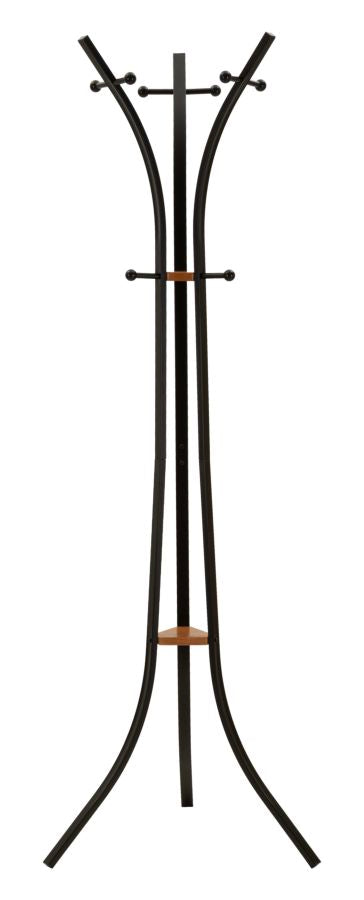 X COAT RACK – Tøjstativ i metal og træ (52 x 63 x 183 cm)