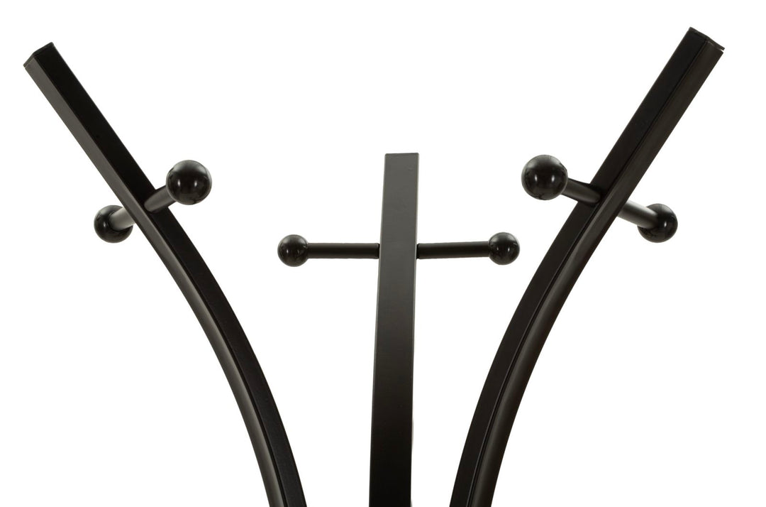X COAT RACK – Tøjstativ i metal og træ (52 x 63 x 183 cm)