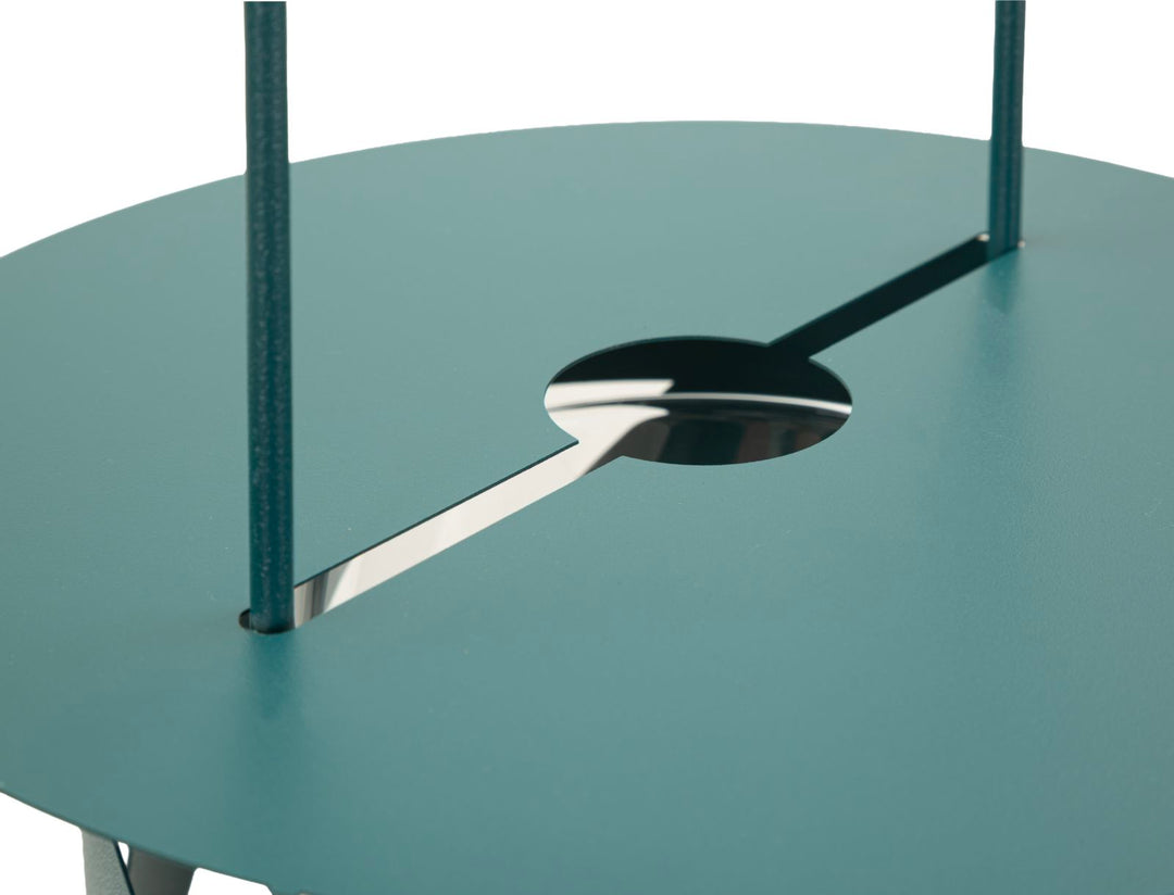 TWIST SATURN LANTERNE TEAL CM Ø 23X43