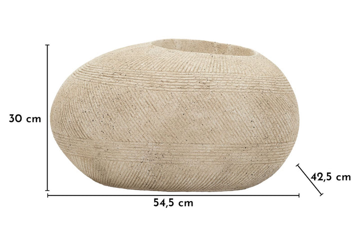 STONE VASE HOLDER CM 54,5X42,5X30