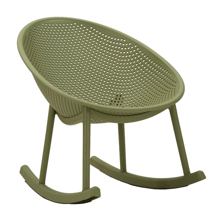 IBIZA GRØN GYNGESTOL CM 66X88X80 (SÆDEHØJDE CM 38)
