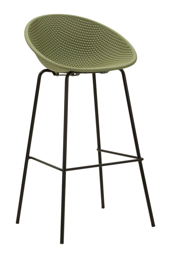 IBIZA GRØN BARSTOL SÆT MED 2 STK. CM 50X50X98 (SÆDEHØJDE CM 75)