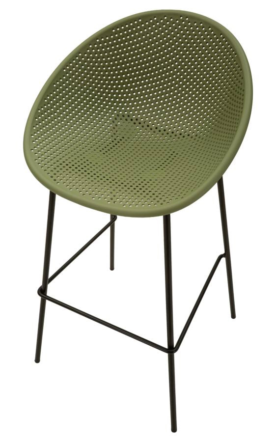 IBIZA GRØN BARSTOL SÆT MED 2 STK. CM 50X50X98 (SÆDEHØJDE CM 75)