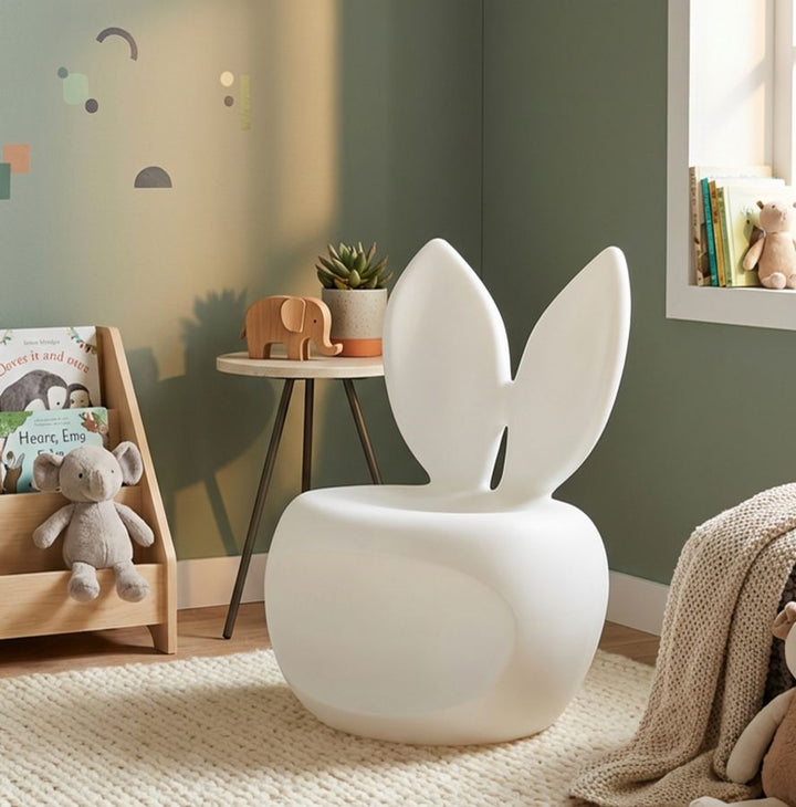 BUNNY HVID STOL CM 57X55X79 (SÆDEHØJDE CM 39)