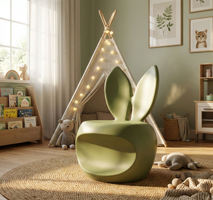 BUNNY GRØN STOL CM 57X55X79 (SÆDEHØJDE CM 39)