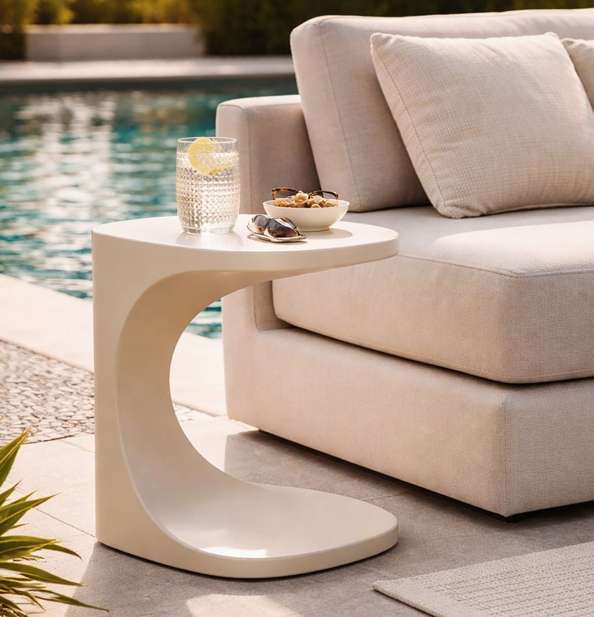 IBIZA HVID SIDEBORD CM 42X42X52