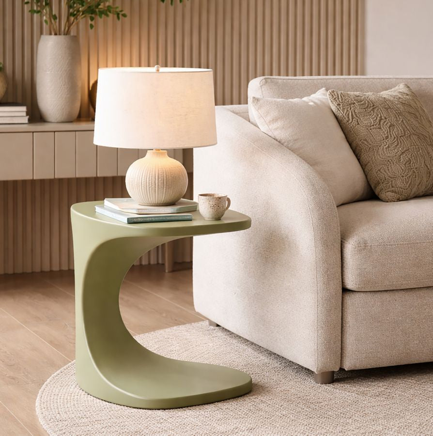 IBIZA GRØN SIDEBORD CM 42X42X52