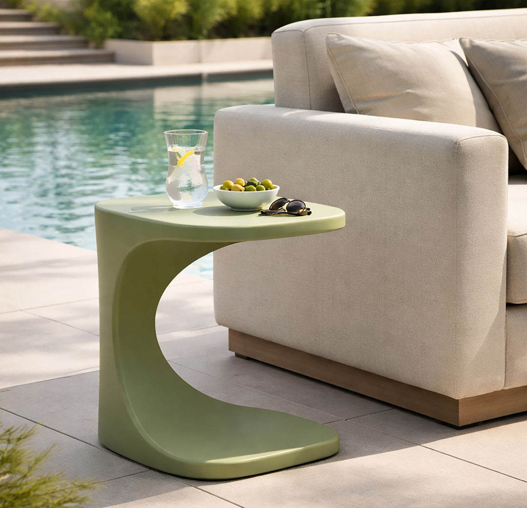 IBIZA GRØN SIDEBORD CM 42X42X52