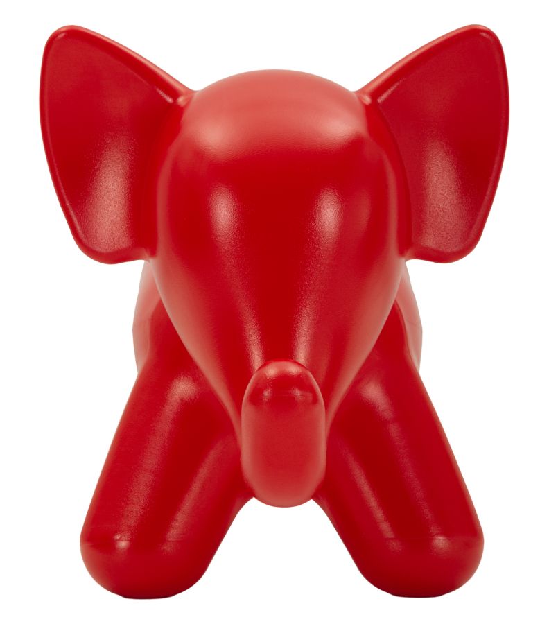ELEPHANT RØD SKAMMEL CM 86X46X56