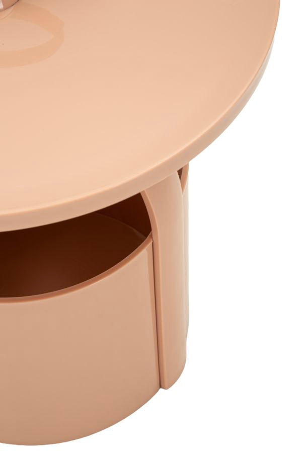 IRIS SIDEBORD PINK CM Ø 44X43