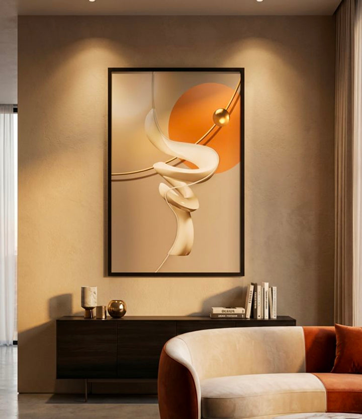 Canvasbillede med LED Abstract -B- (80 x 4 x 120 cm)