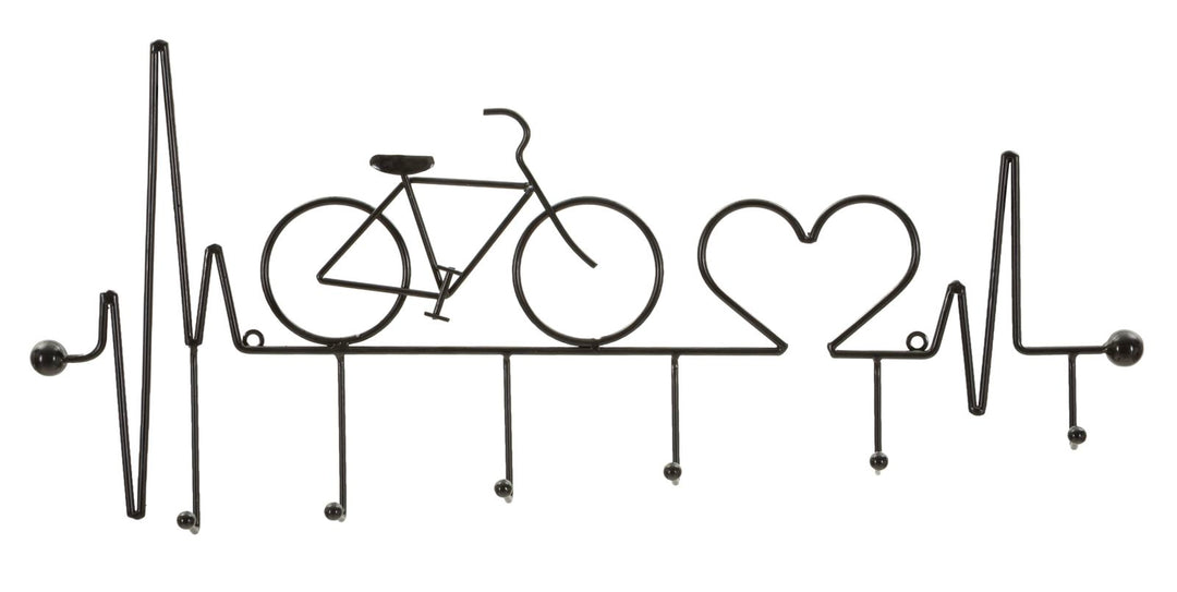 BICYCLE WALL HANGER – Vægophæng i sort (59 x 3,2 x 26,5 cm)