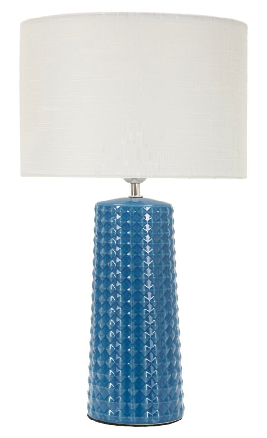 GLISS – Blå bordlampe (Ø30 x 52 cm)