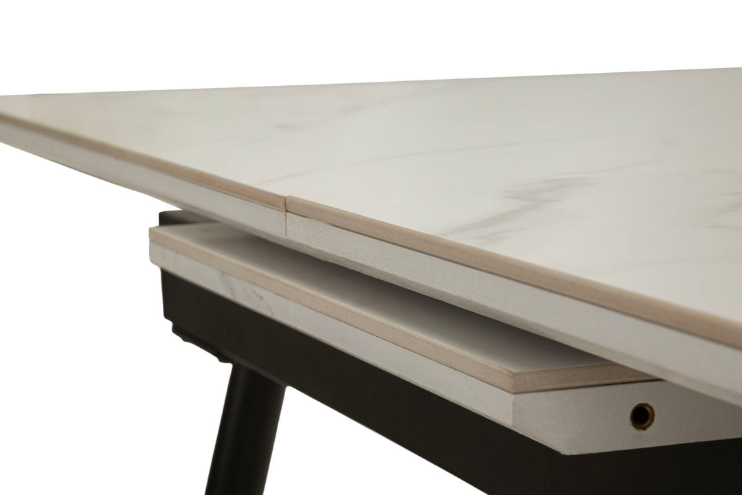 MATT DINING TABLE – Spisebord med udtræk (120 x 80 x 75 cm / 155 x 80 x 75 cm)
