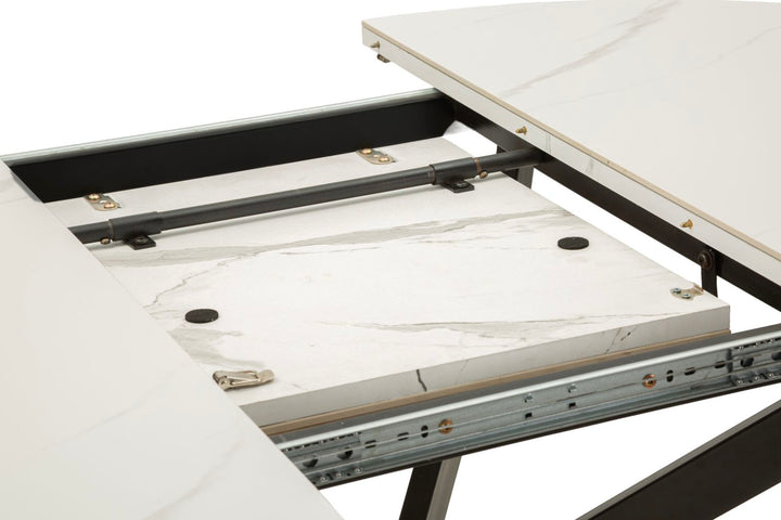 MARTIN DINING TABLE – Spisebord med udtræk (Ø100 / 140 x 100 x 78 cm)