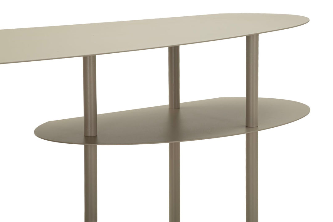 SATURN CONSOLE PLUS – Konsolbord i dove grey (118 x 34 x 82 cm)