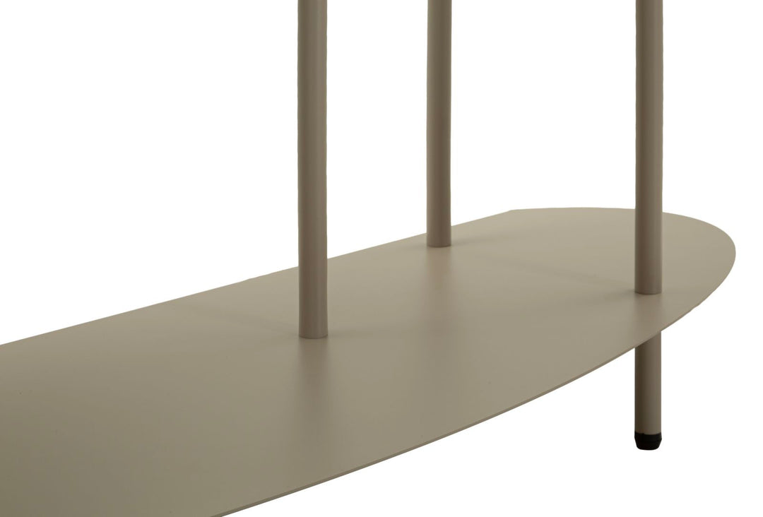 SATURN CONSOLE PLUS – Konsolbord i dove grey (118 x 34 x 82 cm)