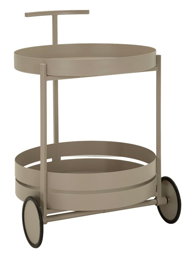 SATURN BAR CART – Serveringsvogn i dove grey (40 x 49,5 x 61 cm)