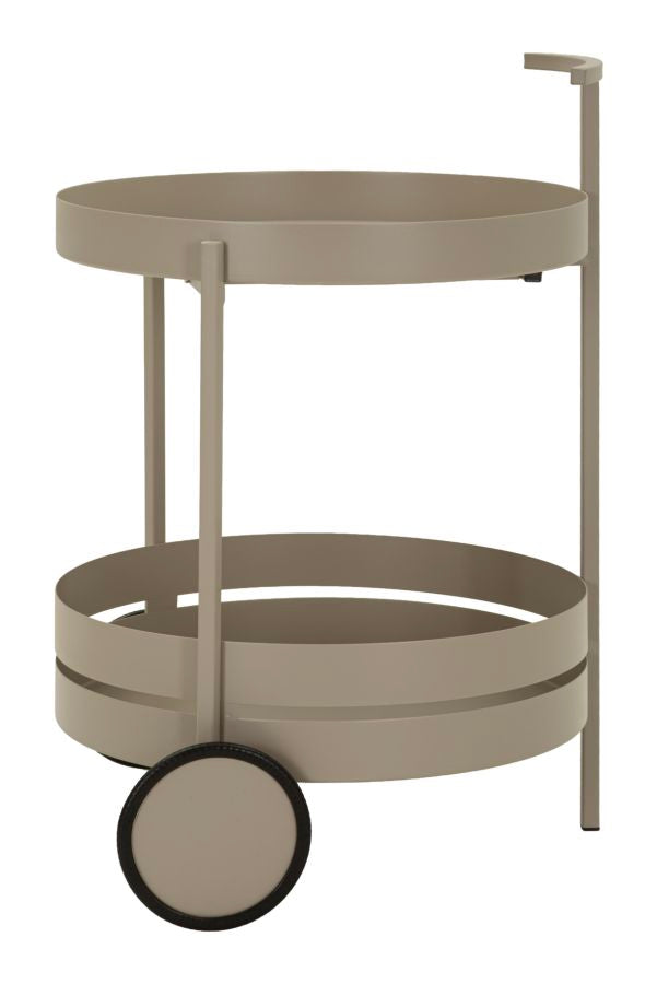 SATURN BAR CART – Serveringsvogn i dove grey (40 x 49,5 x 61 cm)