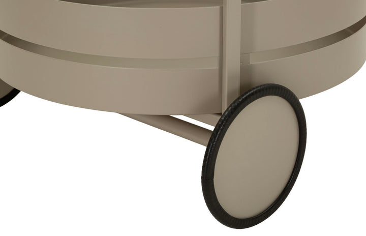 SATURN BAR CART – Serveringsvogn i dove grey (40 x 49,5 x 61 cm)