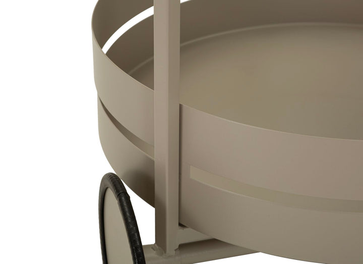 SATURN BAR CART – Serveringsvogn i dove grey (40 x 49,5 x 61 cm)