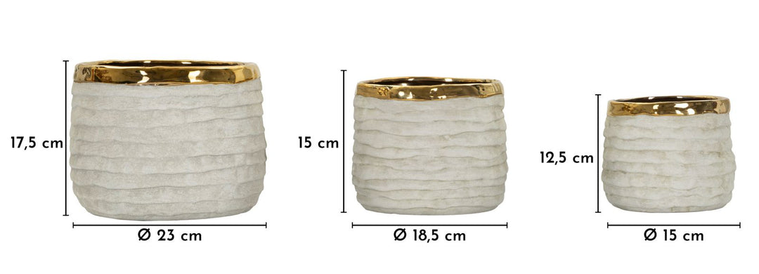 LIMA TALL urtepotte sæt – 3 styks