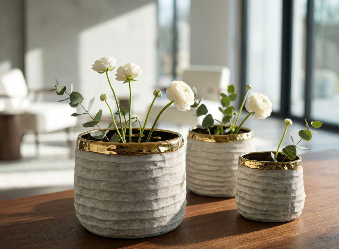 LIMA TALL urtepotte sæt – 3 styks