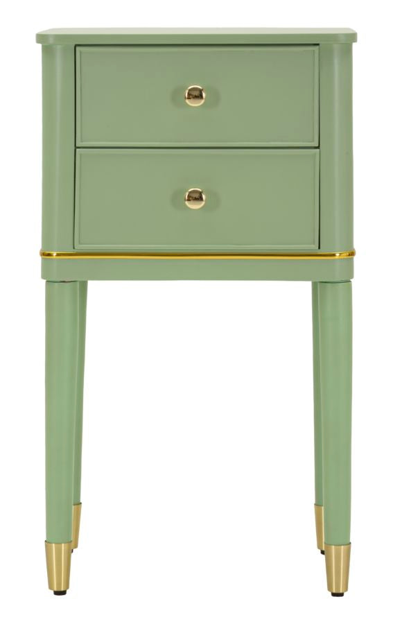CAMILLE NATBORD GRØN CM 40X30X71