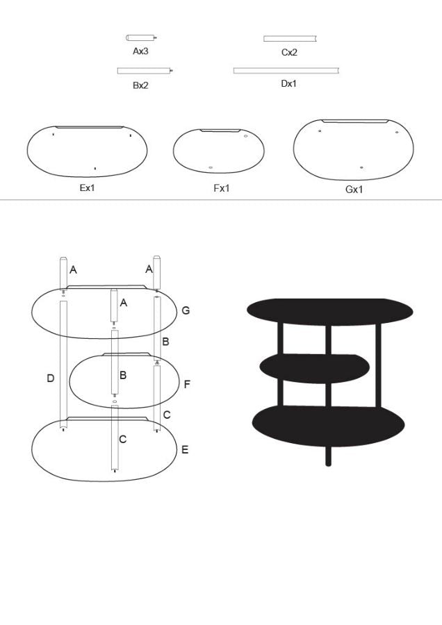 SATURN BEDSIDE TABLE – Natbord i dove grey (49,5 x 27,5 x 49,5 cm)
