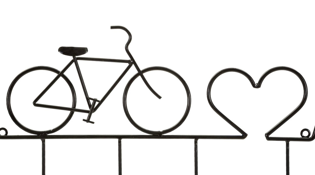 BICYCLE WALL HANGER – Vægophæng i sort (59 x 3,2 x 26,5 cm)