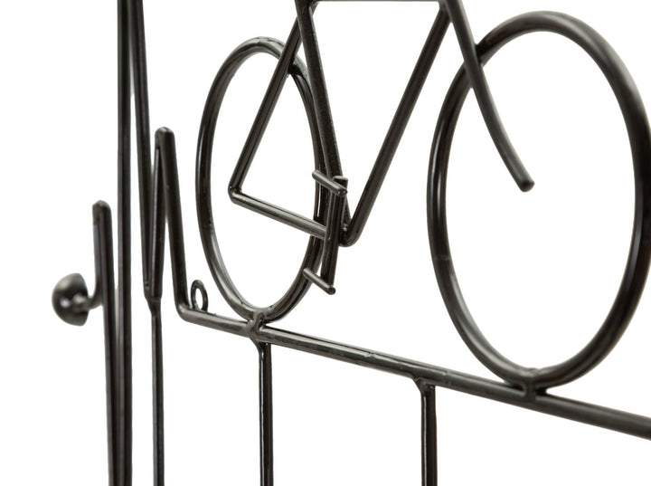 BICYCLE WALL HANGER – Vægophæng i sort (59 x 3,2 x 26,5 cm)