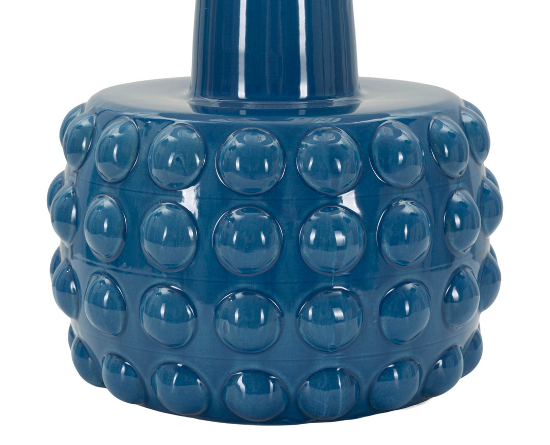 GRESS TABLE LAMP – Blå bordlampe (Ø30 x 51,5 cm)
