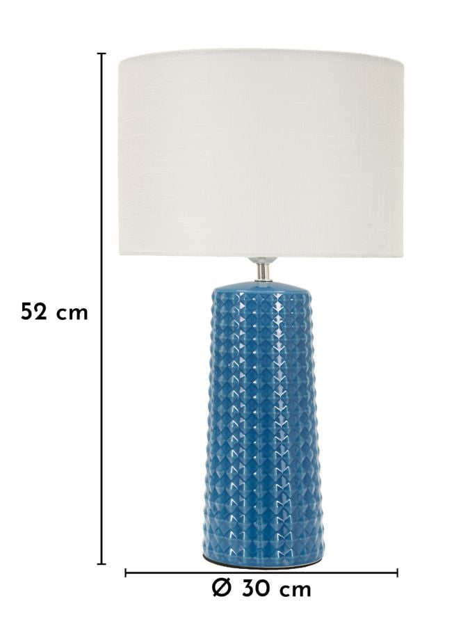 GLISS – Blå bordlampe (Ø30 x 52 cm)