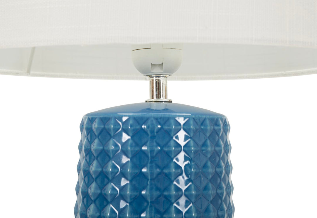 GLISS – Blå bordlampe (Ø30 x 52 cm)